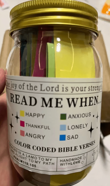 Bible Verses In A Jar - The Humanitarians & Robotarians LLC.