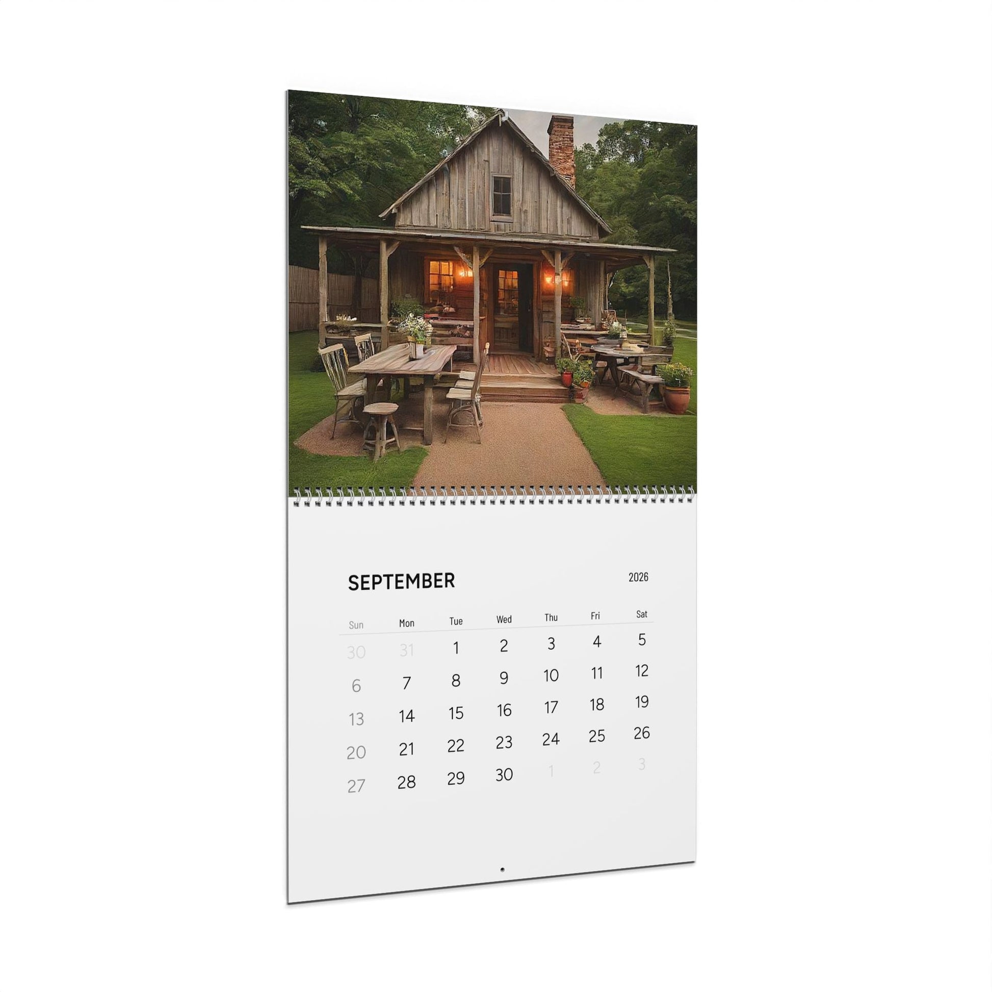 2026 Minimal Wall Calendar — Clean Monthly Grid Calendar for Home & Office - The Humanitarians & Robotarians LLC.