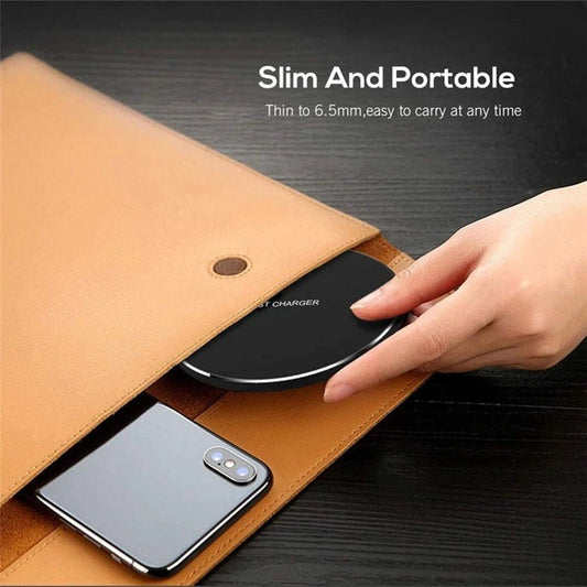60W Wireless Charger Pad for iPhone & Samsung Phones - The Humanitarians & Robotarians LLC.