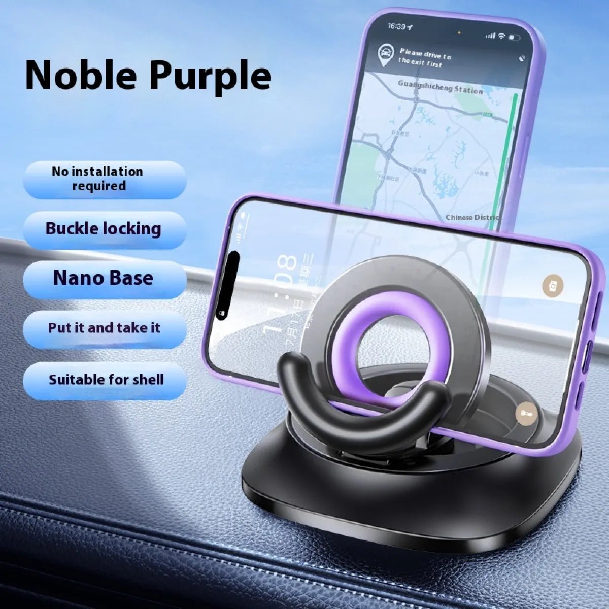 Adjustable Car Mount Magnetic Phone Holder - The Humanitarians & Robotarians LLC.