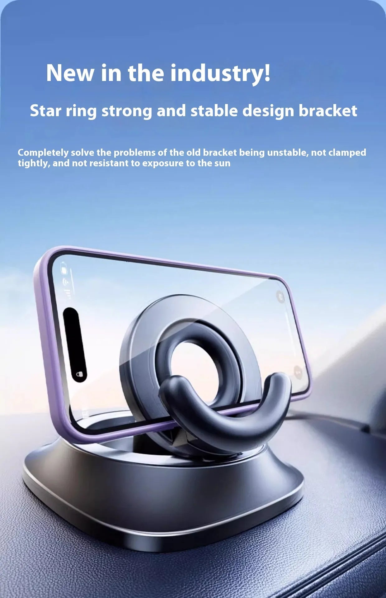 Adjustable Car Mount Magnetic Phone Holder - The Humanitarians & Robotarians LLC.