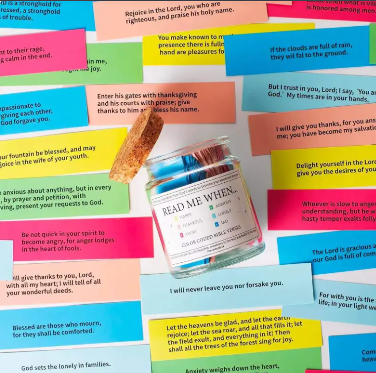 Bible Verses In A Jar - The Humanitarians & Robotarians LLC.