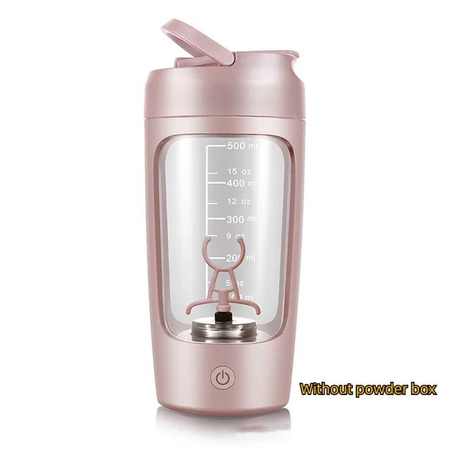 Electric Portable Whey Protein Shaker Bottle - The Humanitarians & Robotarians LLC.