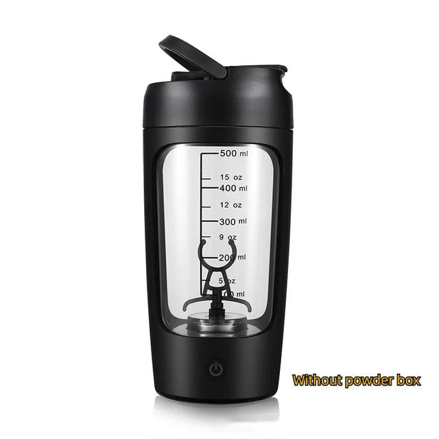 Electric Portable Whey Protein Shaker Bottle - The Humanitarians & Robotarians LLC.