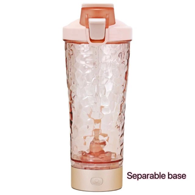 Electric Portable Whey Protein Shaker Bottle - The Humanitarians & Robotarians LLC.