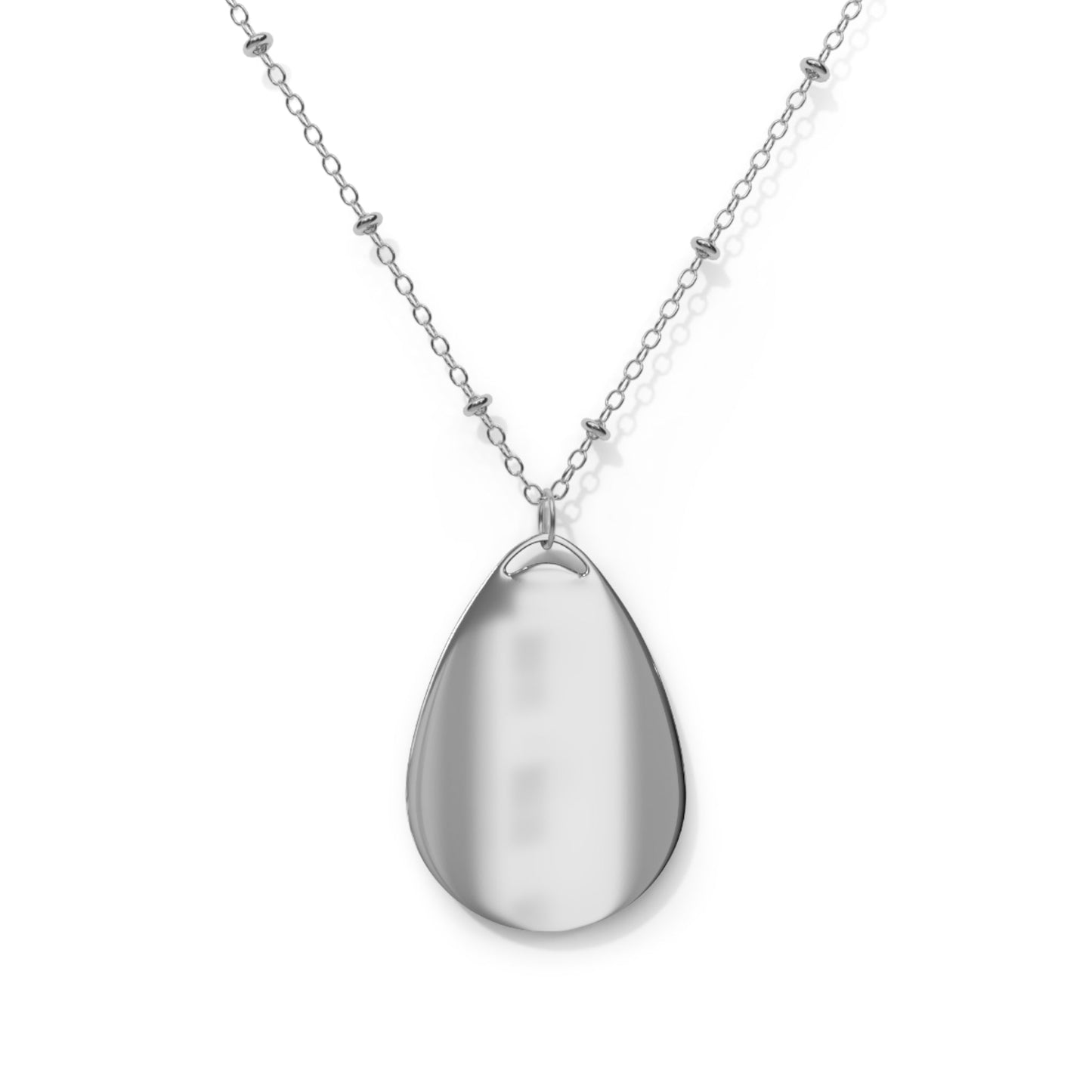 Gold Heart Oval Necklace Pendant  1— Romantic Layered Heart Teardrop Jewelry - The Humanitarians & Robotarians LLC.