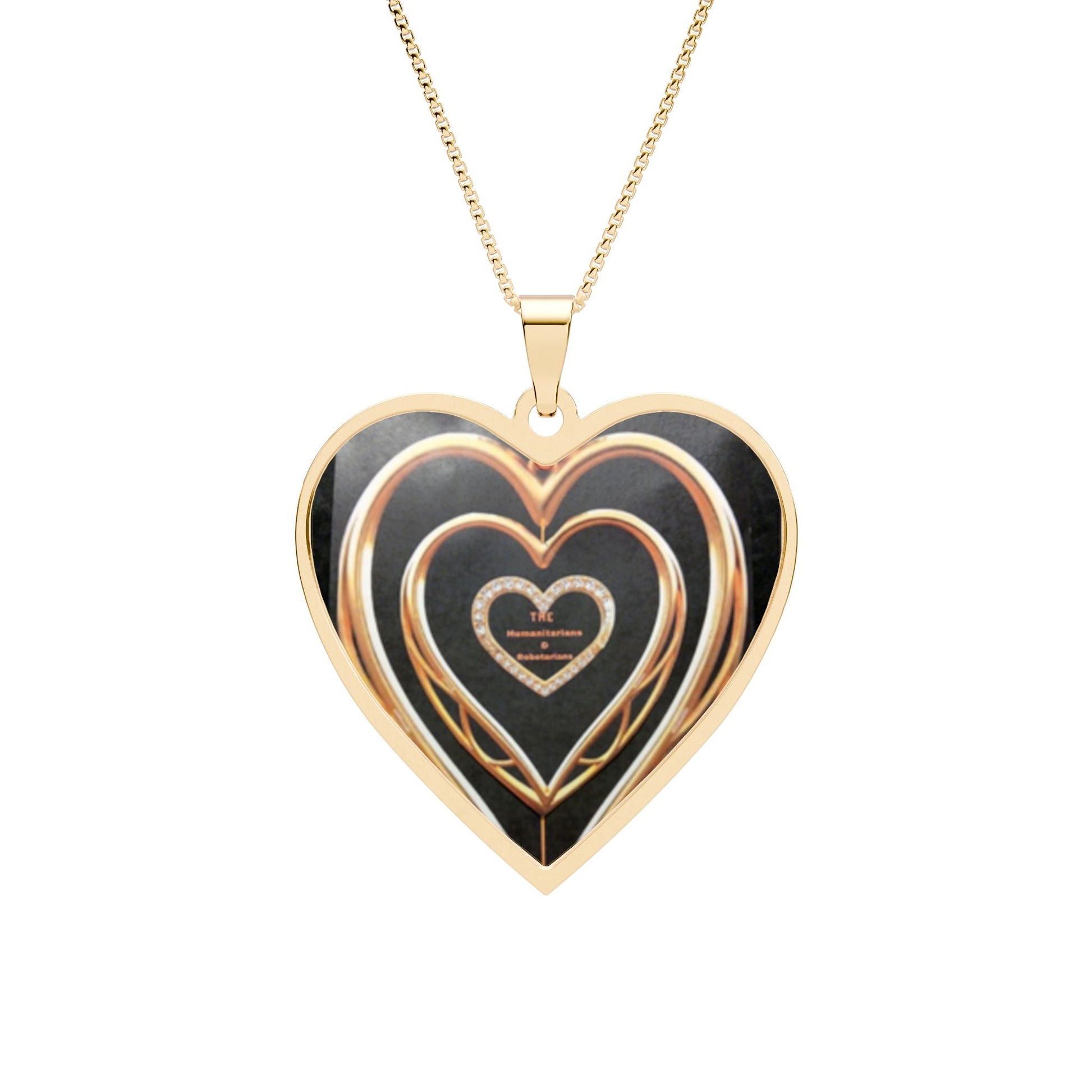 Heart Frame Photo Pendant Necklace  3 — Personalized Heart for Any Occasion And Gifts. - The Humanitarians & Robotarians LLC.