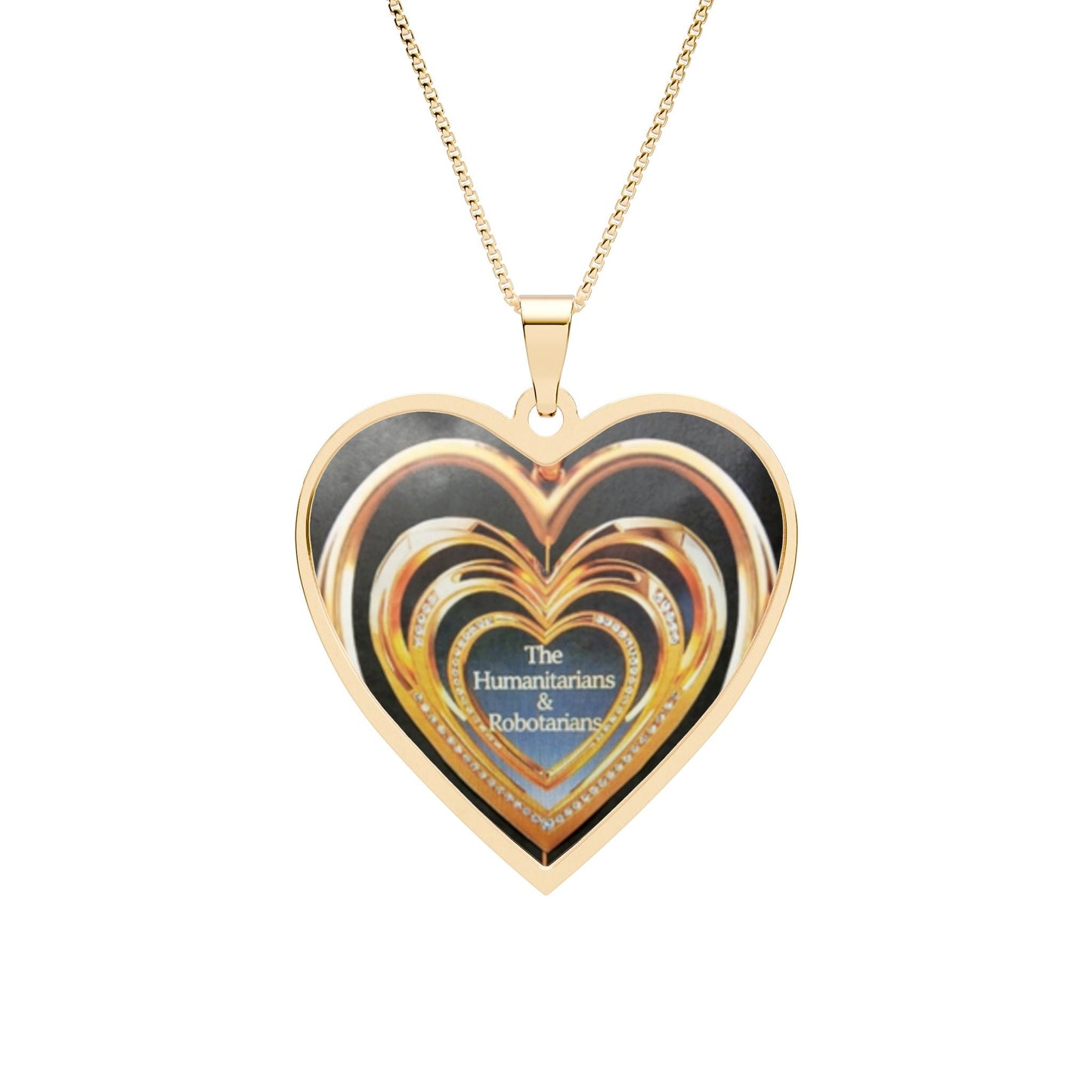 Heart-Shaped Photo Pendant Necklace 7 — Personalized Keepsake Frame - The Humanitarians & Robotarians LLC.