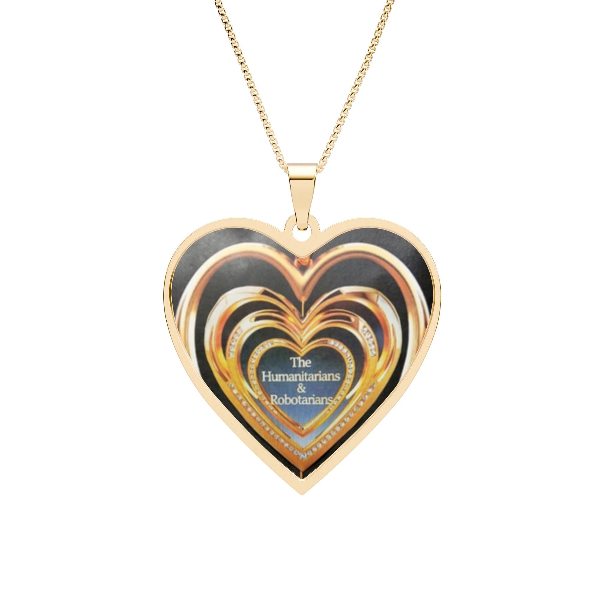 Heart-Shaped Photo Pendant Necklace 7 — Personalized Keepsake Frame - The Humanitarians & Robotarians LLC.