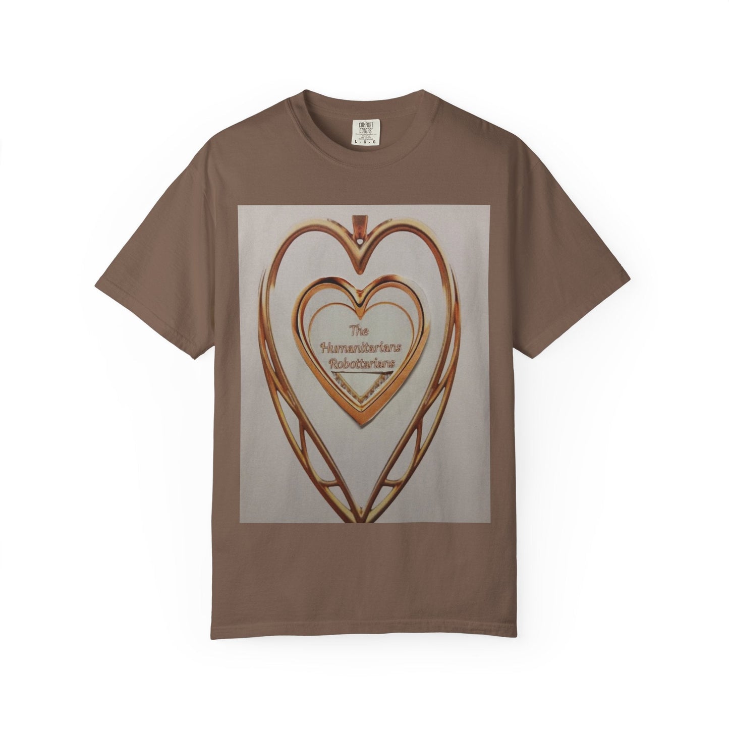 Heartframe Graphic T‑Shirt — "The Nammalwaram Satchidarum" Art Print - The Humanitarians & Robotarians LLC.