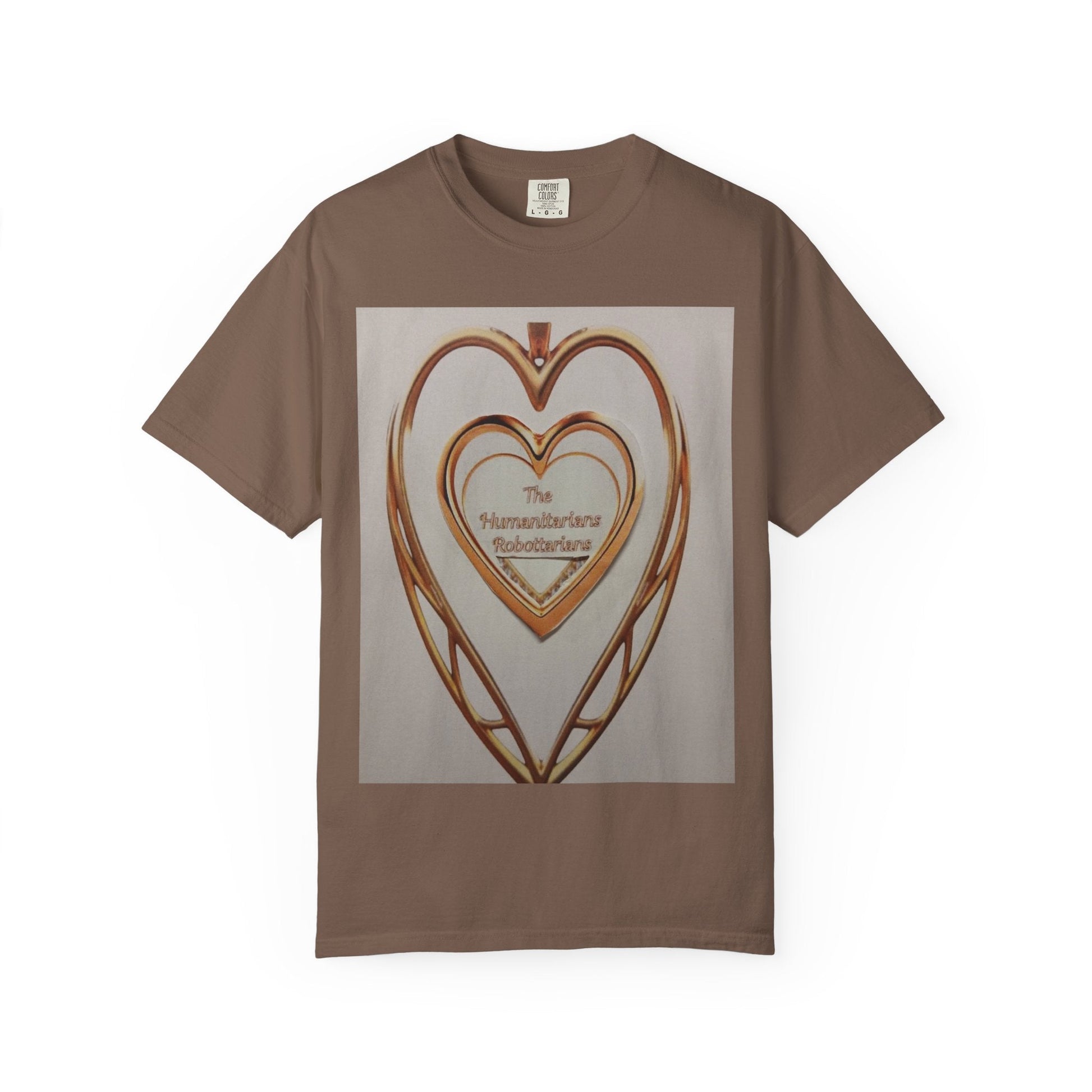 Heartframe Graphic T‑Shirt — "The Nammalwaram Satchidarum" Art Print - The Humanitarians & Robotarians LLC.