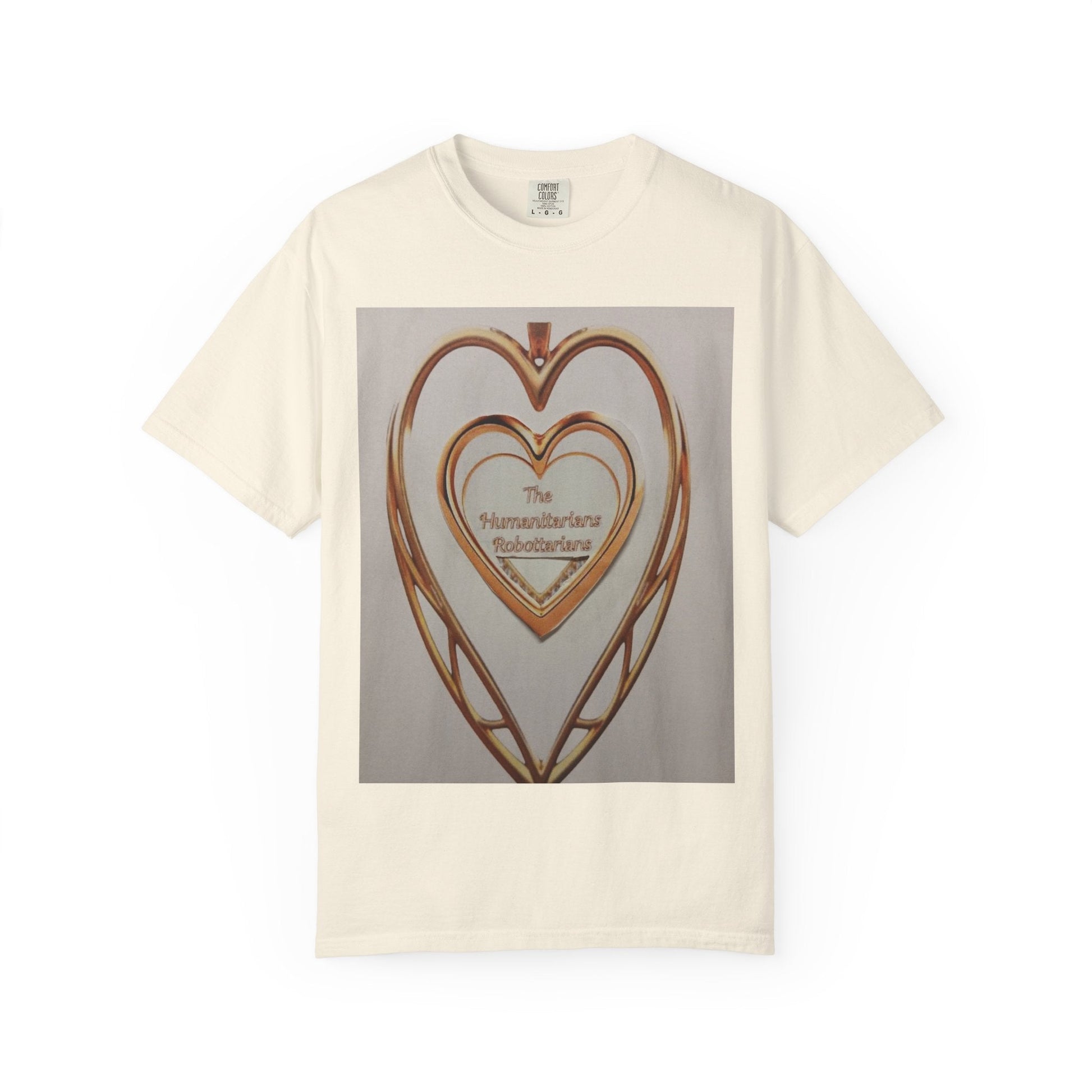 Heartframe Graphic T‑Shirt — "The Nammalwaram Satchidarum" Art Print - The Humanitarians & Robotarians LLC.