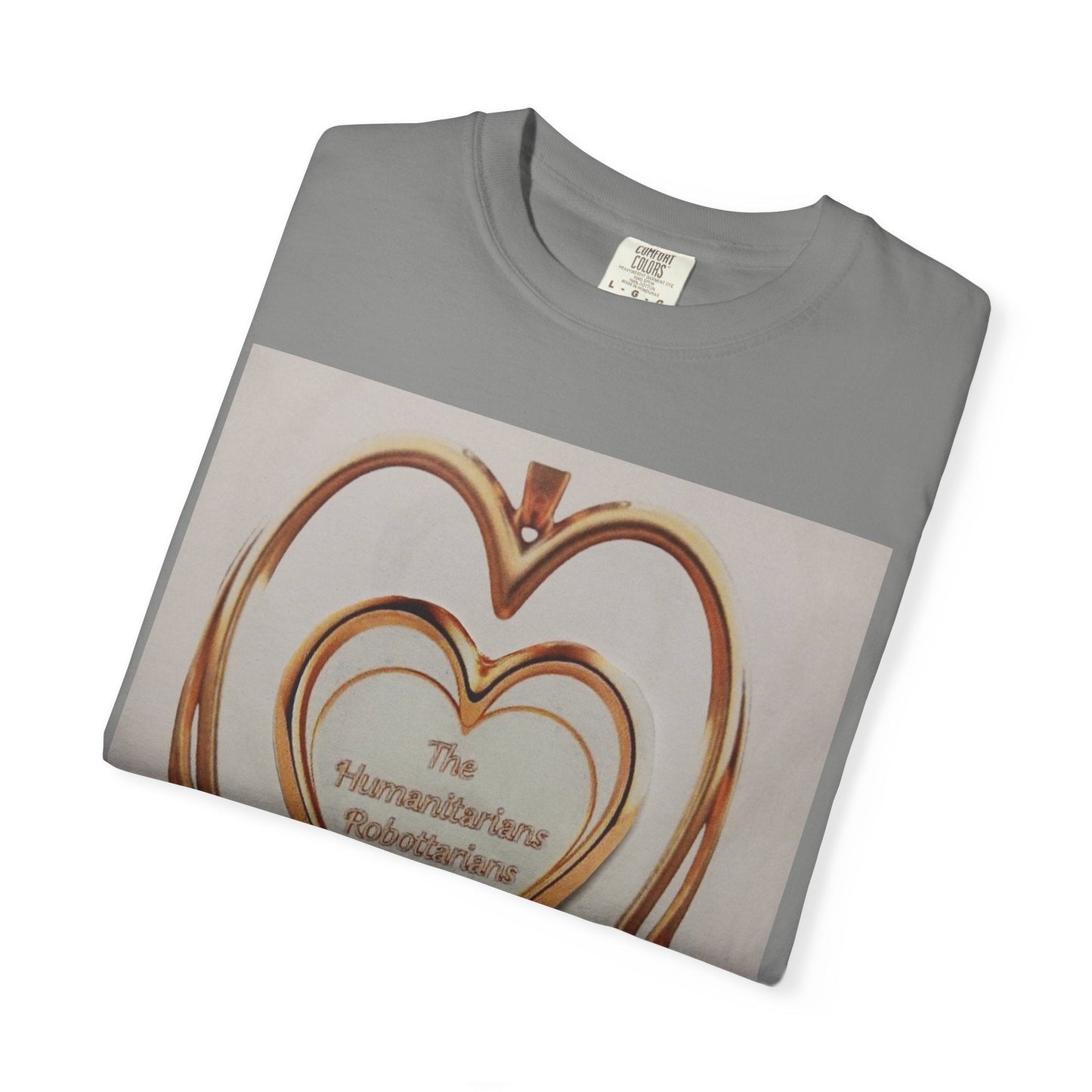 Heartframe Graphic T‑Shirt — "The Nammalwaram Satchidarum" Art Print - The Humanitarians & Robotarians LLC.