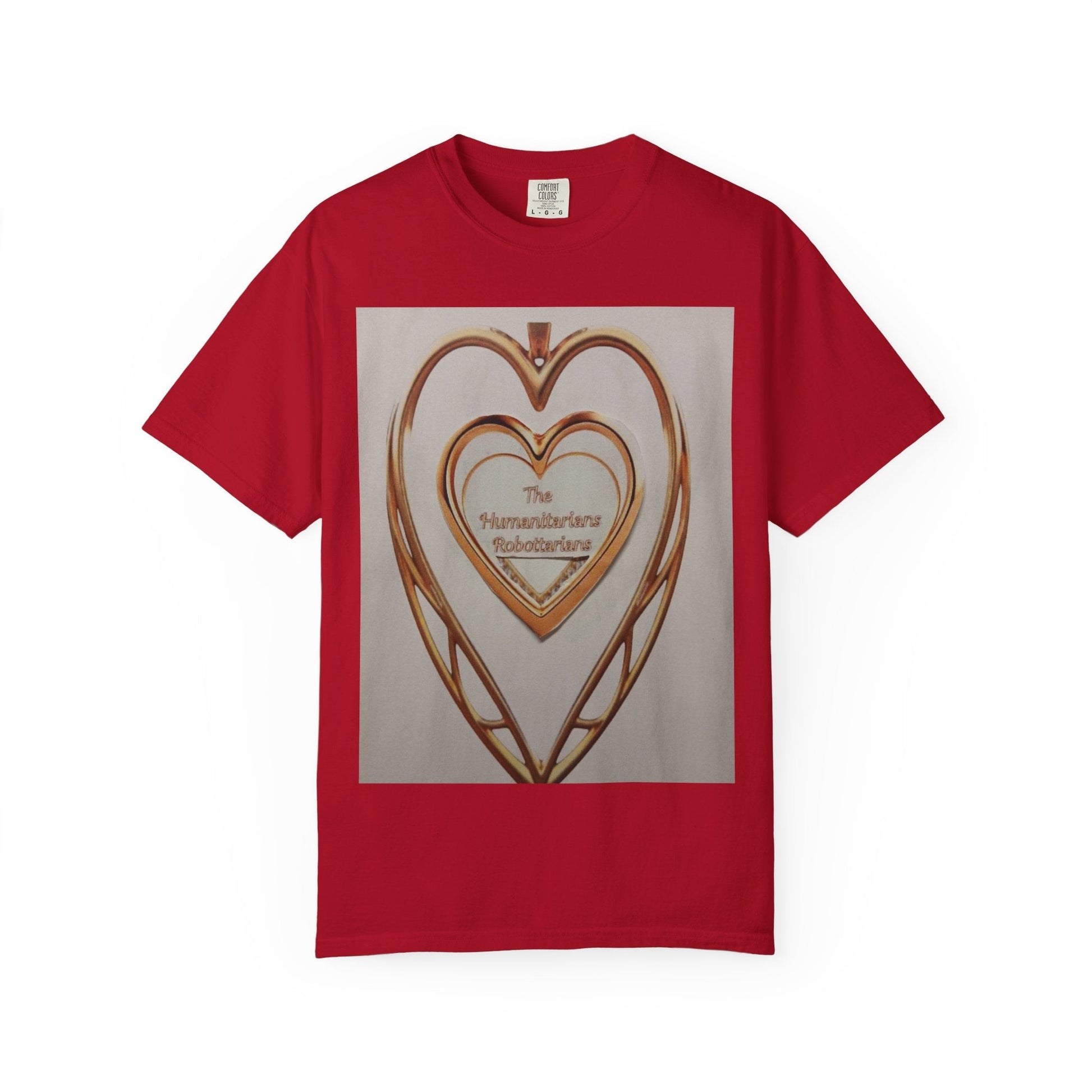 Heartframe Graphic T‑Shirt — "The Nammalwaram Satchidarum" Art Print - The Humanitarians & Robotarians LLC.