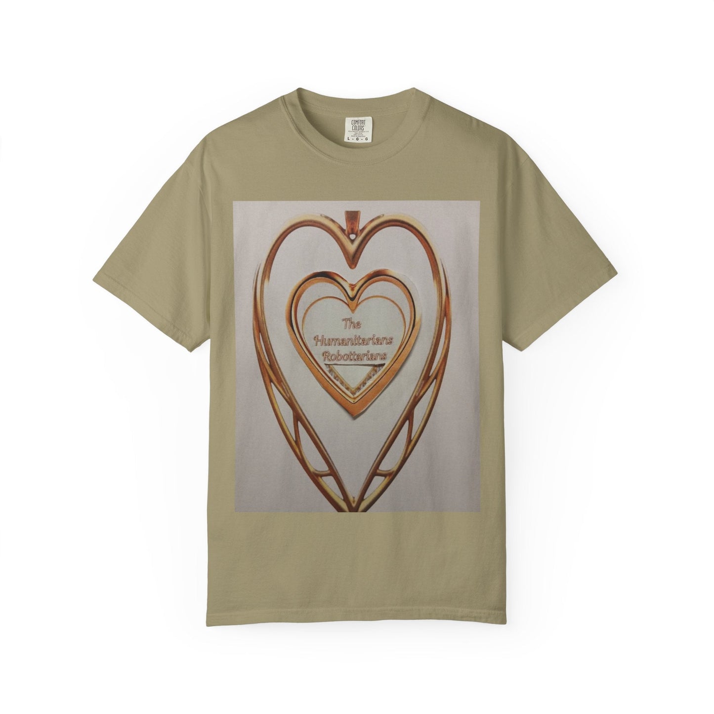 Heartframe Graphic T‑Shirt — "The Nammalwaram Satchidarum" Art Print - The Humanitarians & Robotarians LLC.