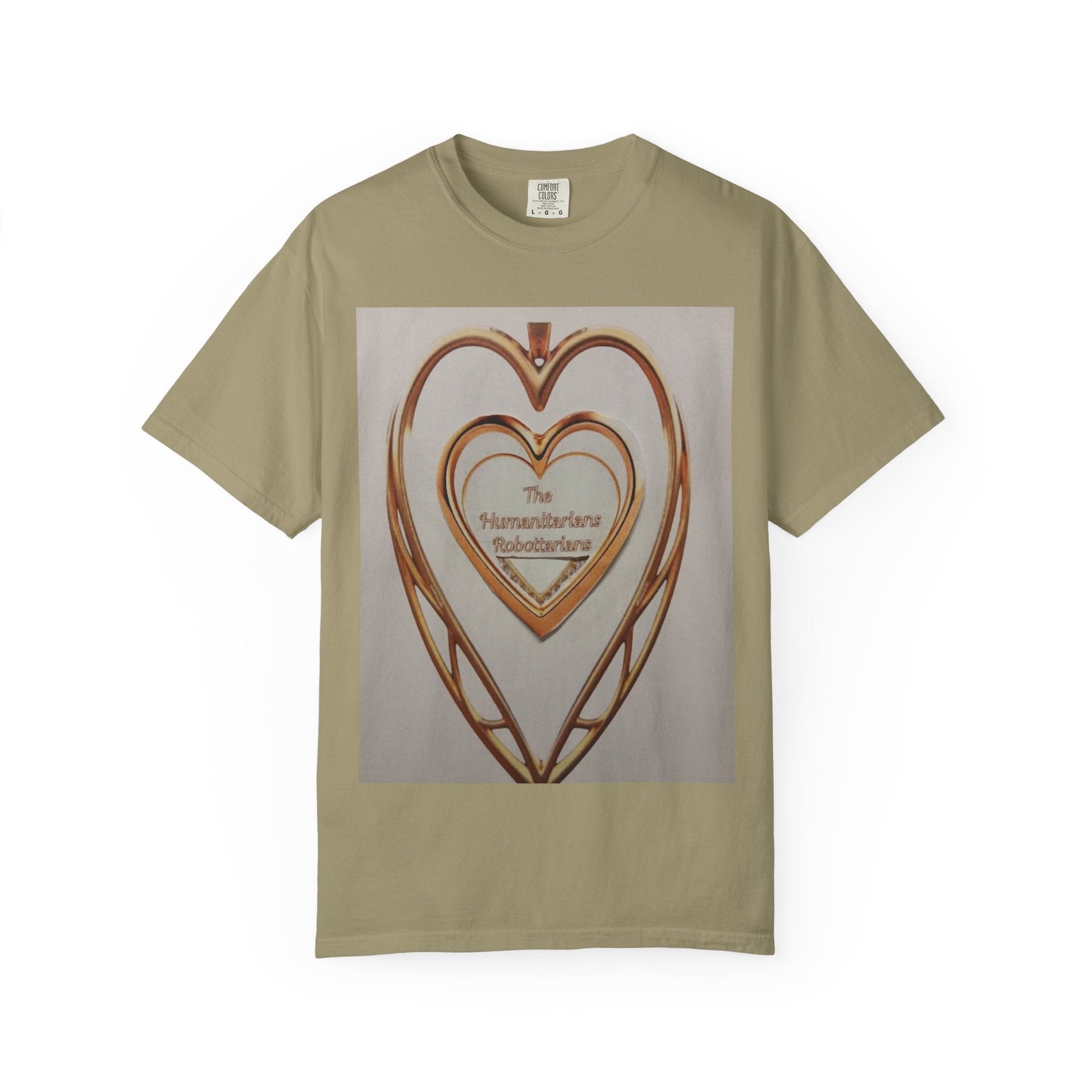Heartframe Graphic T‑Shirt — "The Nammalwaram Satchidarum" Art Print - The Humanitarians & Robotarians LLC.