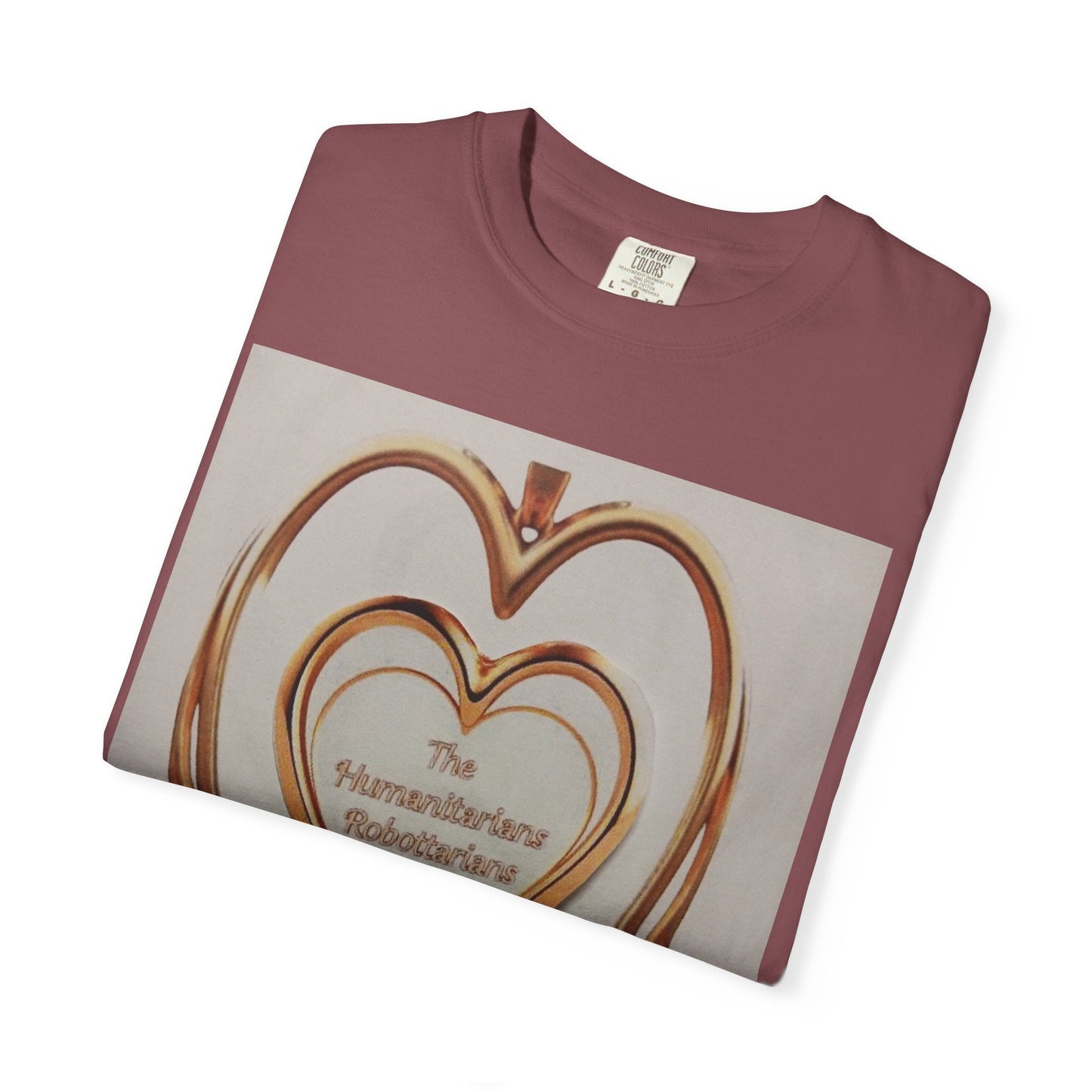 Heartframe Graphic T‑Shirt — "The Nammalwaram Satchidarum" Art Print - The Humanitarians & Robotarians LLC.