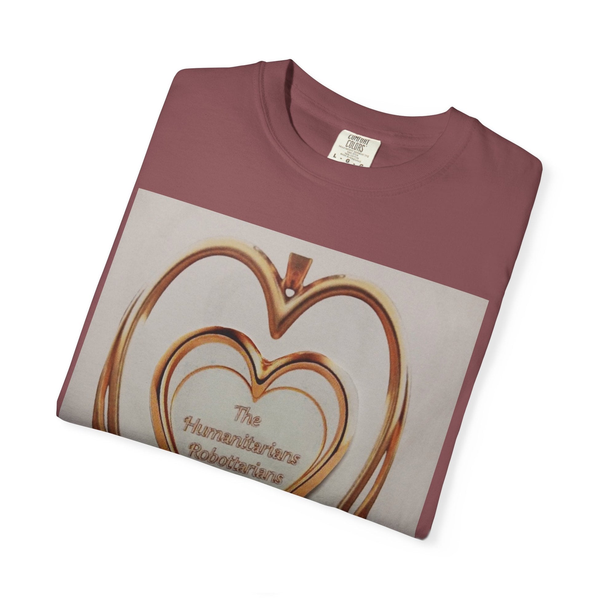 Heartframe Graphic T‑Shirt — "The Nammalwaram Satchidarum" Art Print - The Humanitarians & Robotarians LLC.