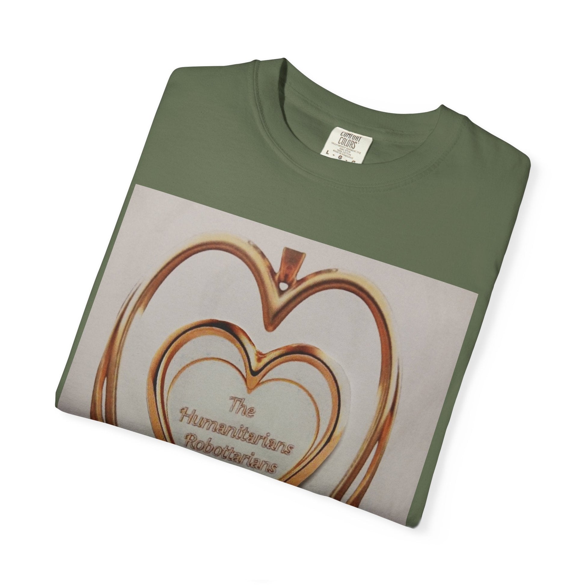Heartframe Graphic T‑Shirt — "The Nammalwaram Satchidarum" Art Print - The Humanitarians & Robotarians LLC.