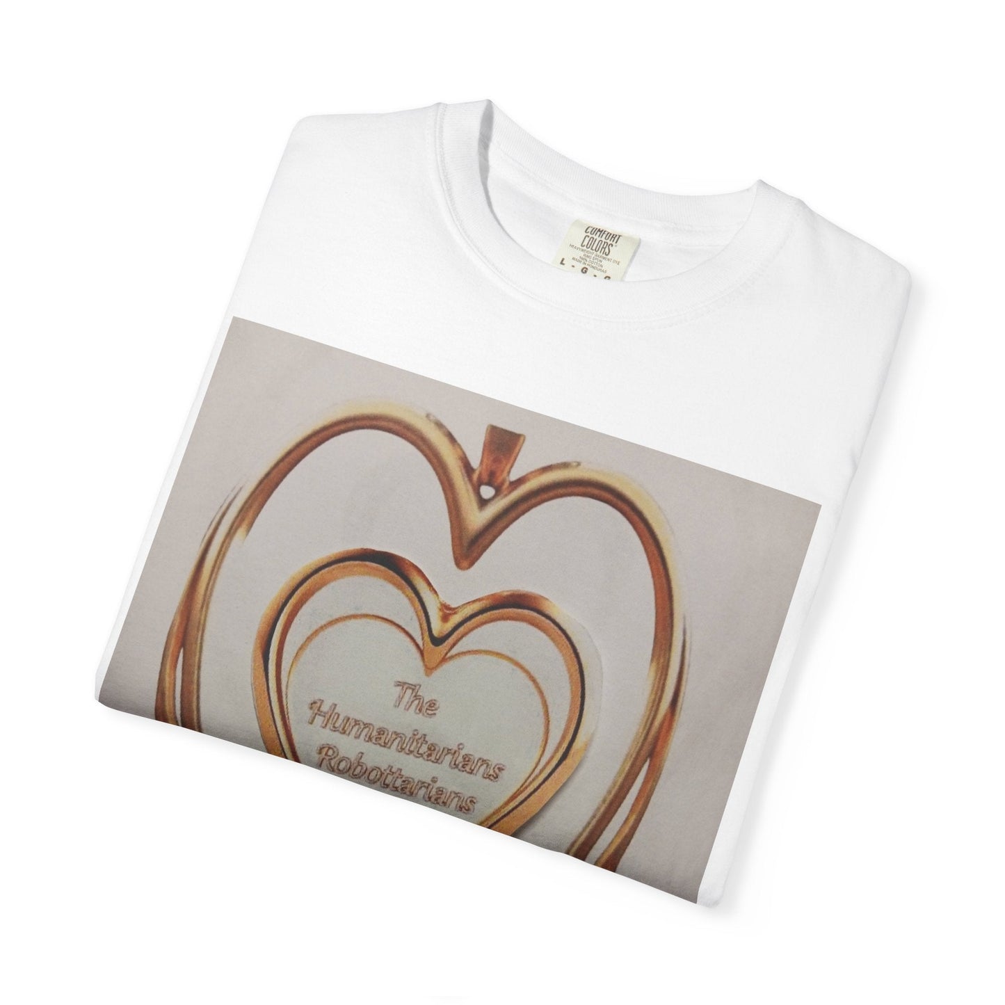 Heartframe Graphic T‑Shirt — "The Nammalwaram Satchidarum" Art Print - The Humanitarians & Robotarians LLC.