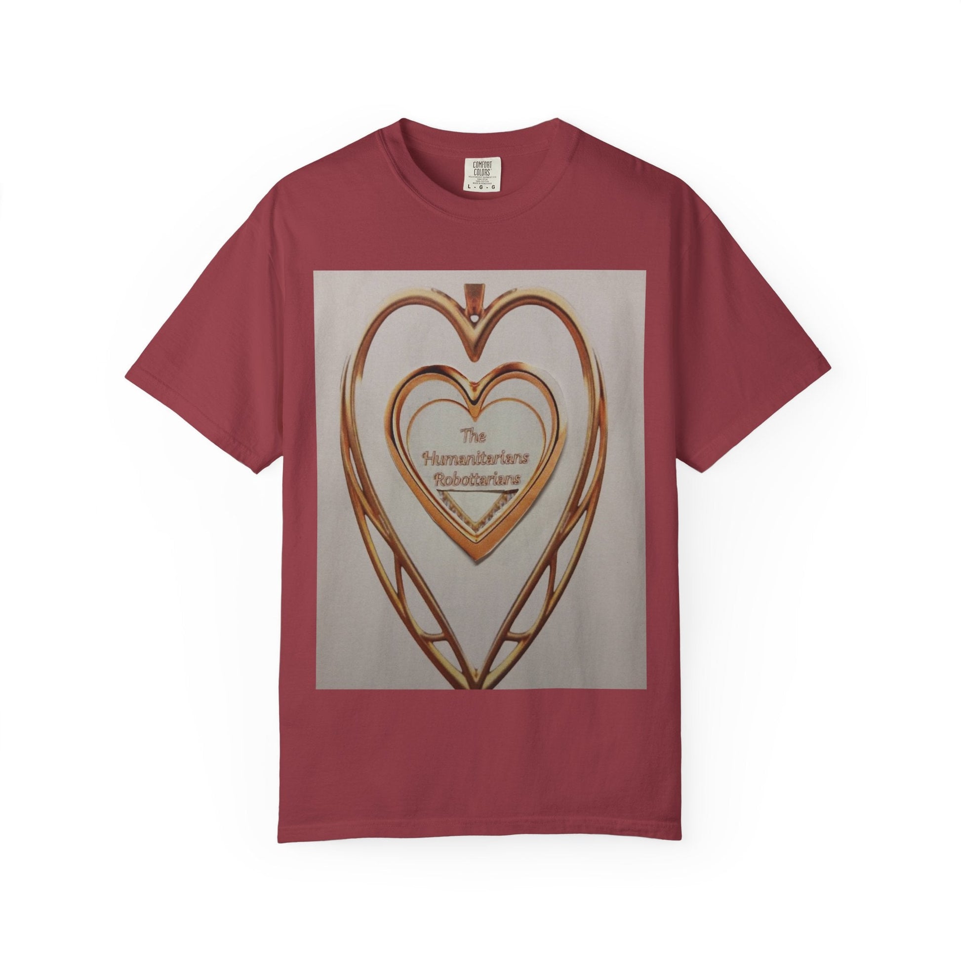 Heartframe Graphic T‑Shirt — "The Nammalwaram Satchidarum" Art Print - The Humanitarians & Robotarians LLC.