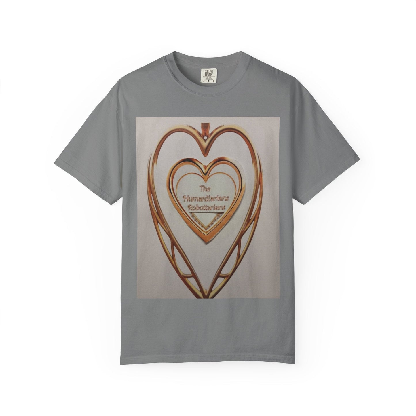 Heartframe Graphic T‑Shirt — "The Nammalwaram Satchidarum" Art Print - The Humanitarians & Robotarians LLC.