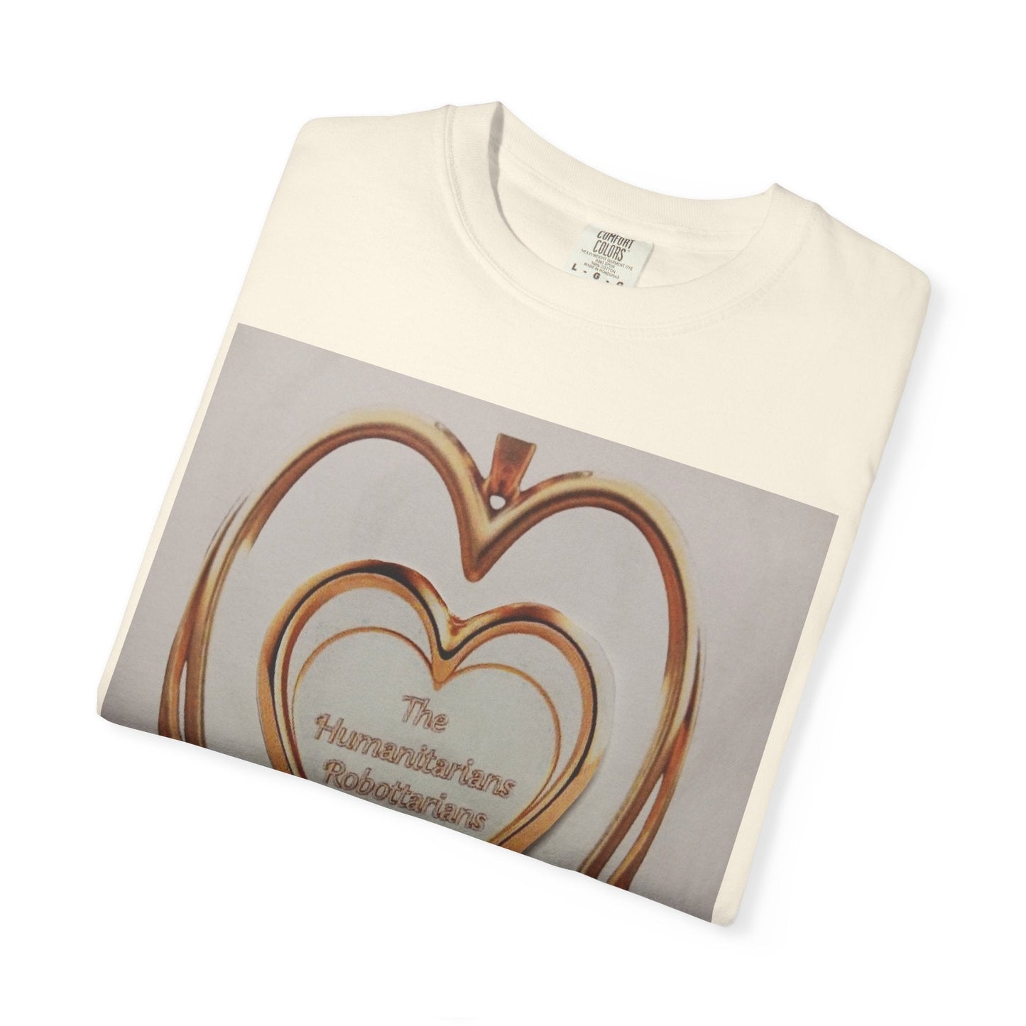 Heartframe Graphic T‑Shirt — "The Nammalwaram Satchidarum" Art Print - The Humanitarians & Robotarians LLC.