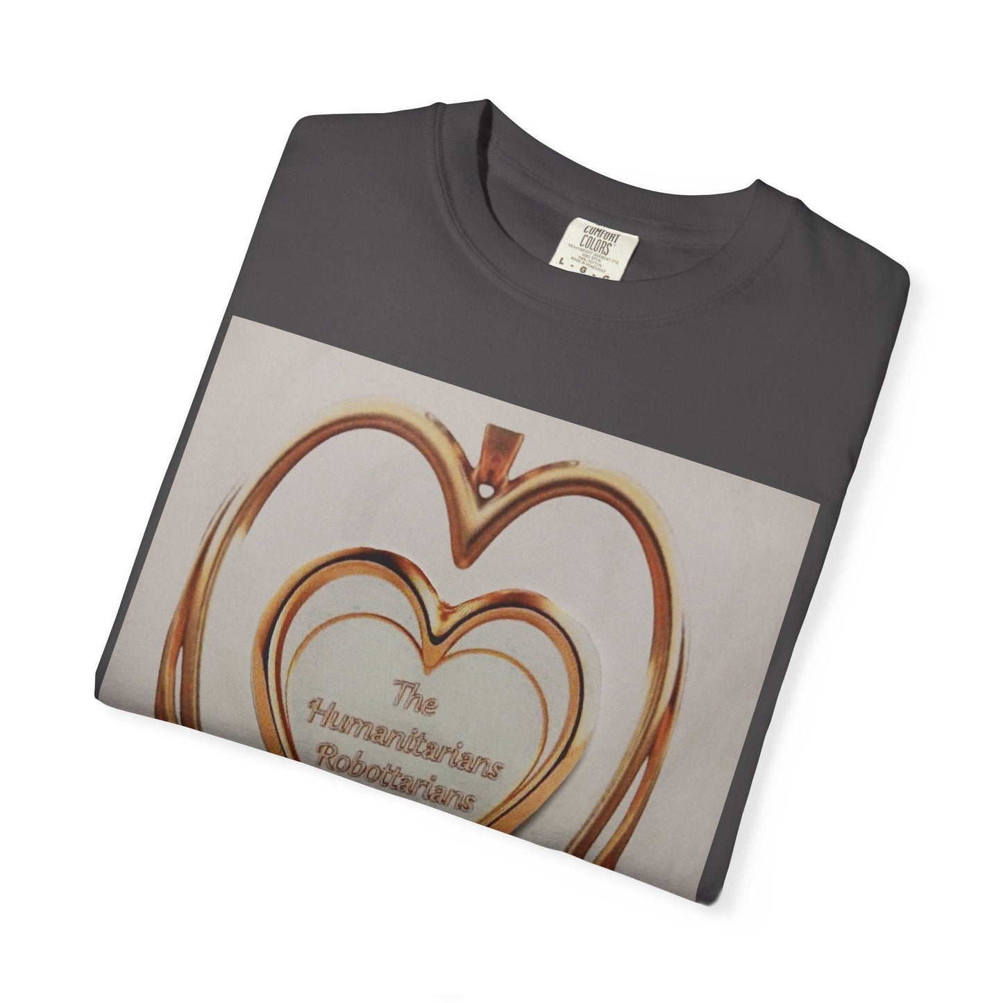 Heartframe Graphic T‑Shirt — "The Nammalwaram Satchidarum" Art Print - The Humanitarians & Robotarians LLC.