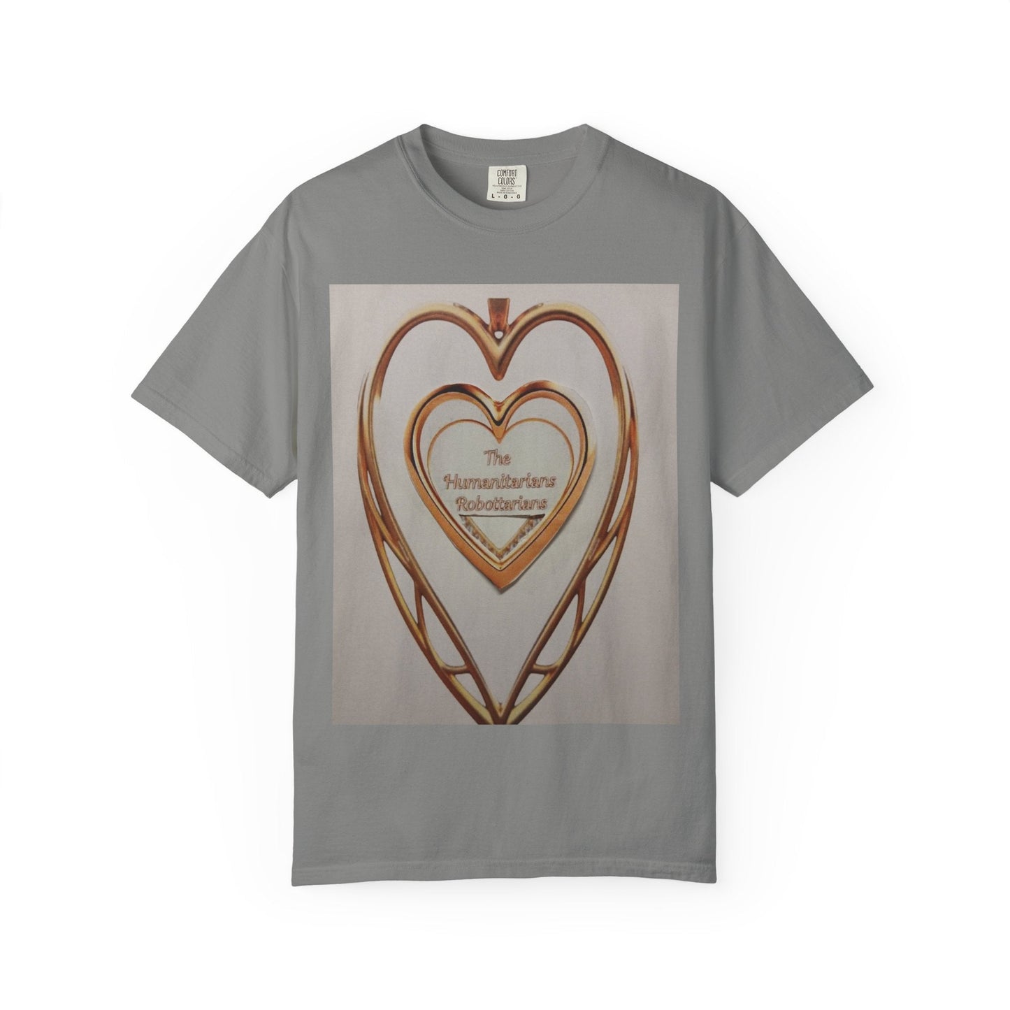 Heartframe Graphic T‑Shirt — "The Nammalwaram Satchidarum" Art Print - The Humanitarians & Robotarians LLC.