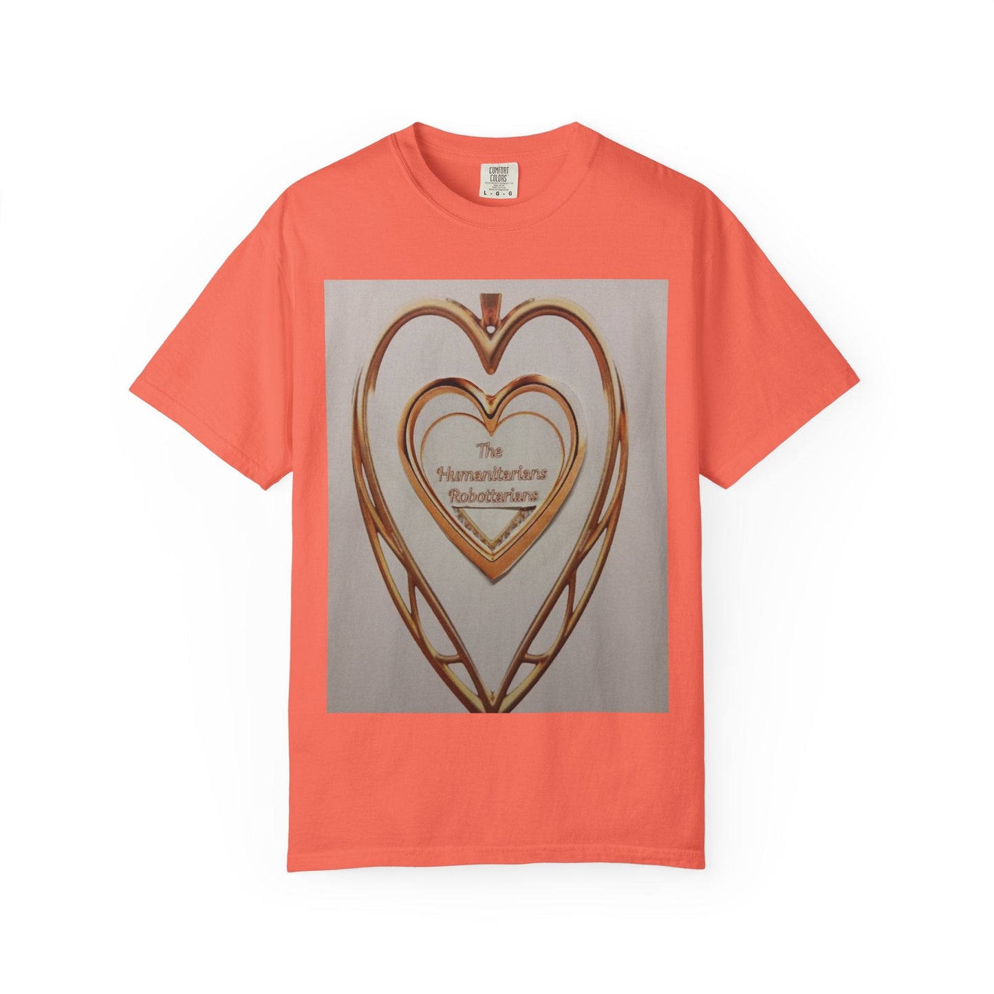 Heartframe Graphic T‑Shirt — "The Nammalwaram Satchidarum" Art Print - The Humanitarians & Robotarians LLC.