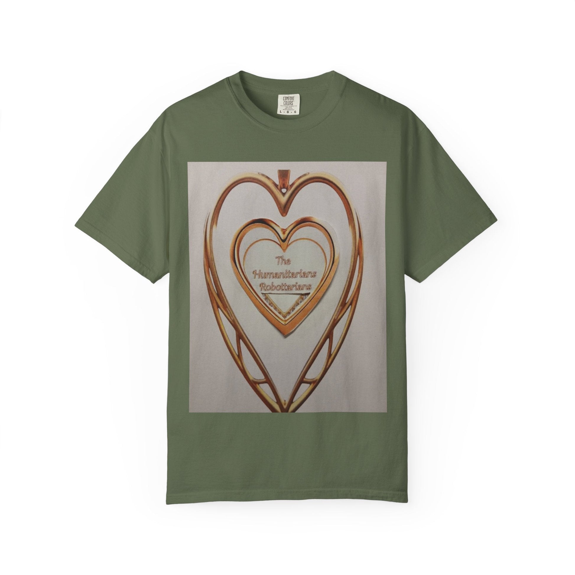 Heartframe Graphic T‑Shirt — "The Nammalwaram Satchidarum" Art Print - The Humanitarians & Robotarians LLC.