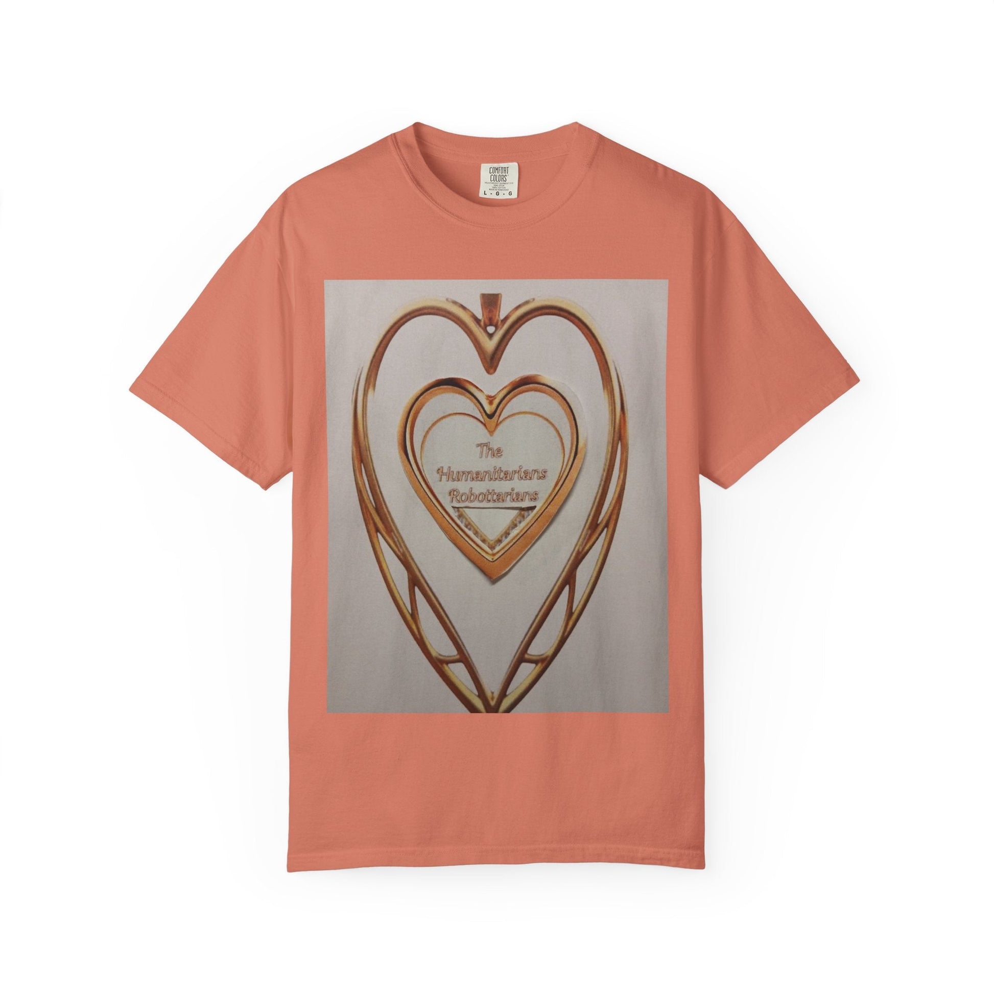Heartframe Graphic T‑Shirt — "The Nammalwaram Satchidarum" Art Print - The Humanitarians & Robotarians LLC.