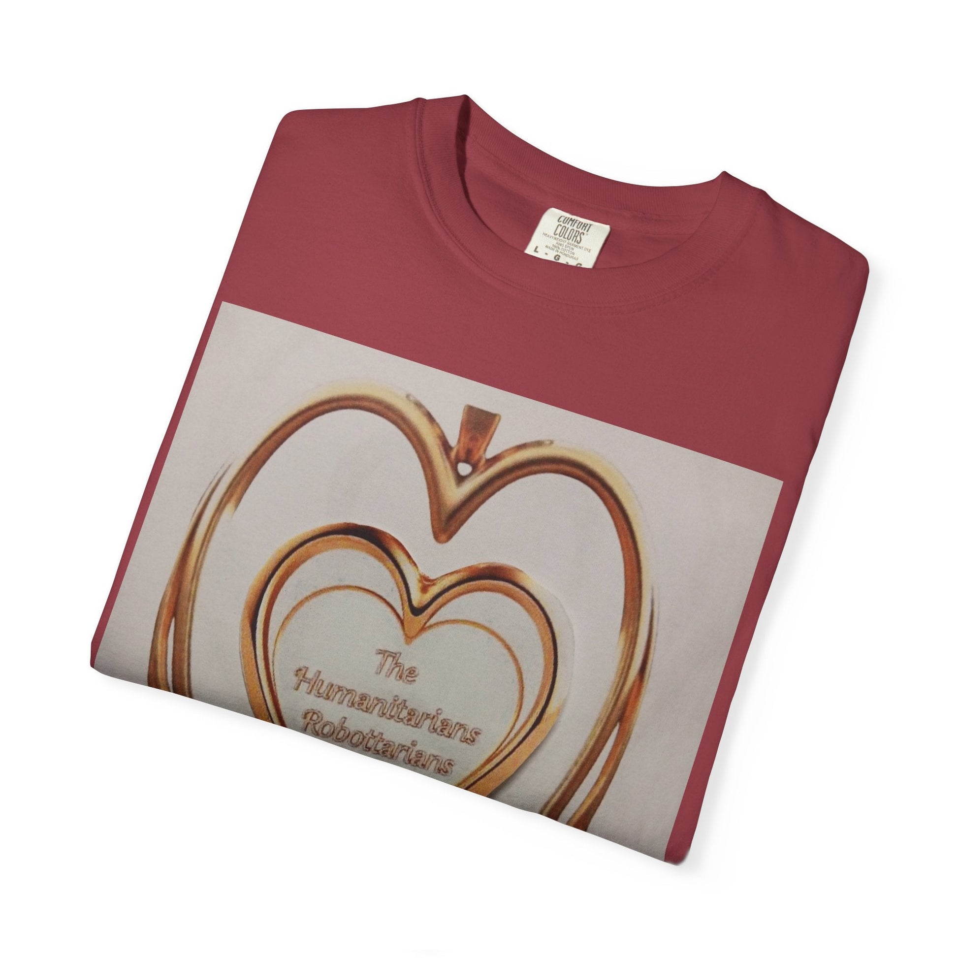 Heartframe Graphic T‑Shirt — "The Nammalwaram Satchidarum" Art Print - The Humanitarians & Robotarians LLC.