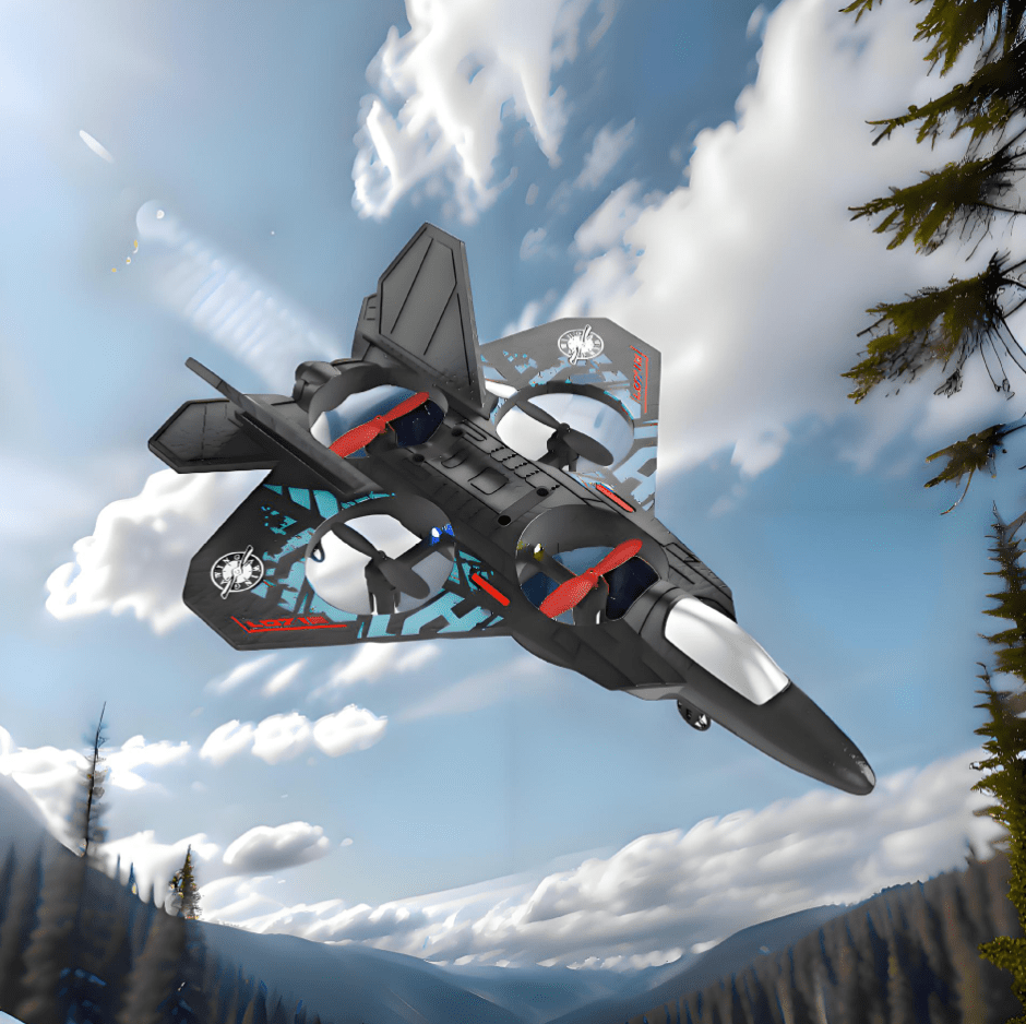 Lightweight Foam RC Fighter Jet for Kids - The Humanitarians & Robotarians LLC.