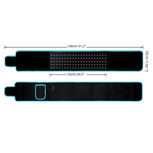 Long Wave Red Light Therapy Heating Waist Belt - The Humanitarians & Robotarians LLC.