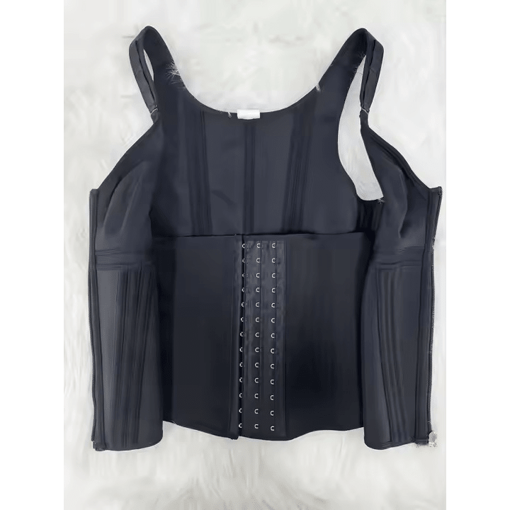 Mesh Waist Slimming Three-Breasted Shapewear Corset - The Humanitarians & Robotarians LLC.