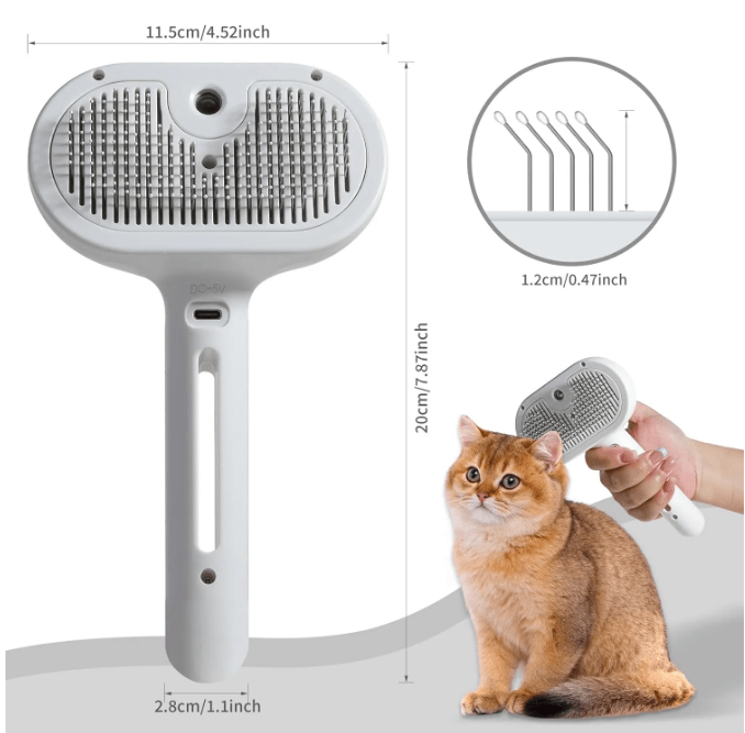 Pet Hair Spray Brush - The Humanitarians & Robotarians LLC.