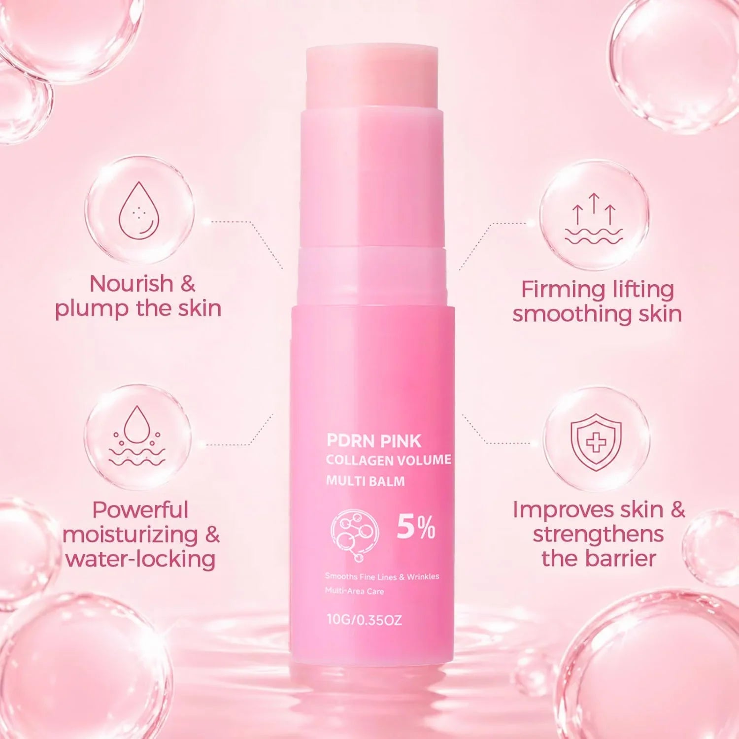 Pink Collagen Glow Stick - The Humanitarians & Robotarians LLC.
