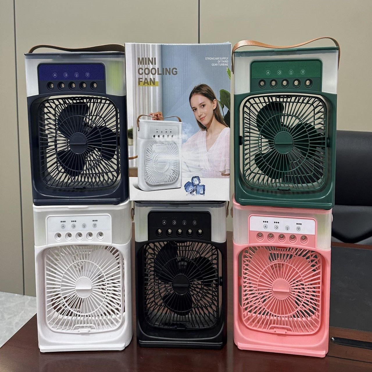 Portable 3-in-1 Air Cooler Fan – Mini AC for Room, Office & Car | Fast Cooling + Humidifier | Ships from USA 🇺🇸 | TikTok & Amazon Hot Seller! - The Humanitarians & Robotarians LLC.