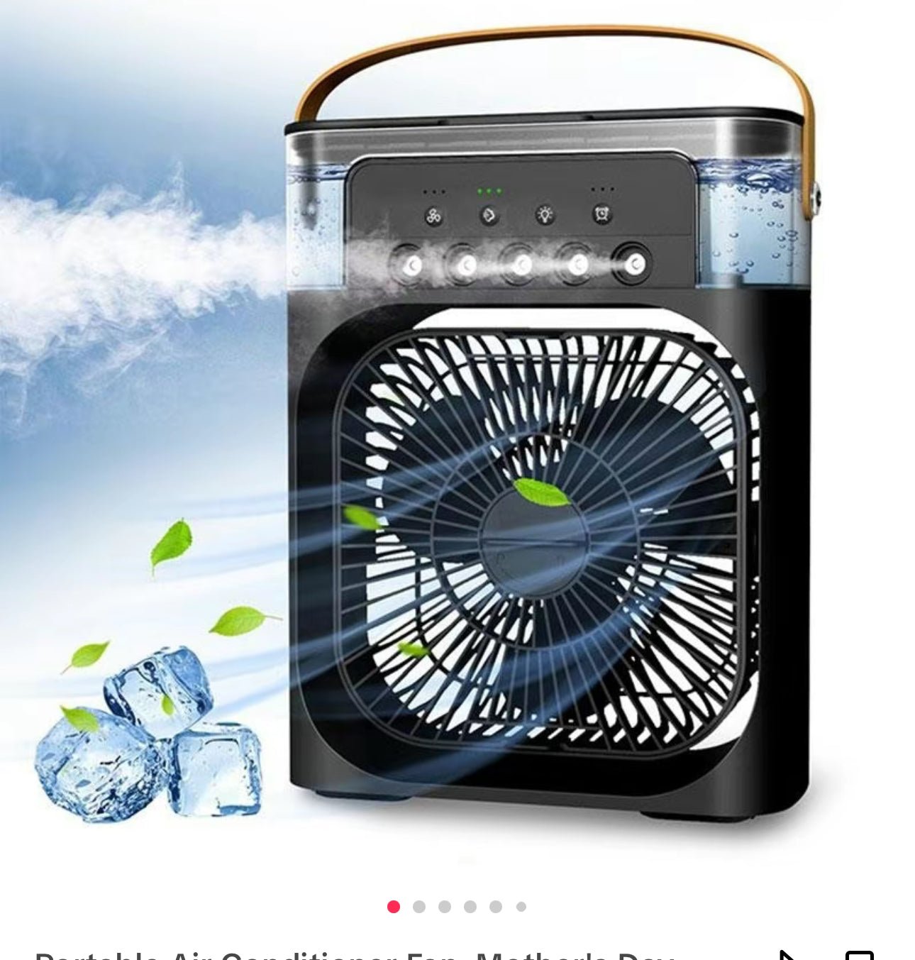 Portable 3-in-1 Air Cooler Fan – Mini AC for Room, Office & Car | Fast Cooling + Humidifier | Ships from USA 🇺🇸 | TikTok & Amazon Hot Seller! - The Humanitarians & Robotarians LLC.