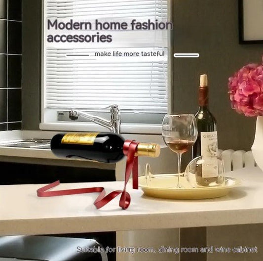 Ribbon Wine Rack - The Humanitarians & Robotarians LLC.