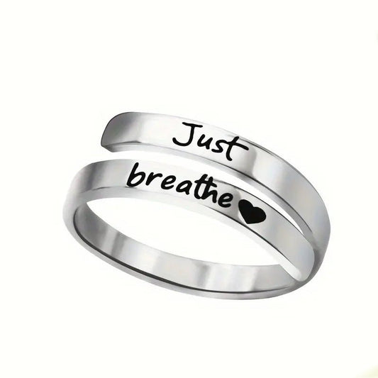 Silver Spiral Heart Ring - The Humanitarians & Robotarians LLC.