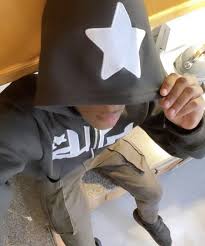 Star Printed Zip Up Hoodies - The Humanitarians & Robotarians LLC.