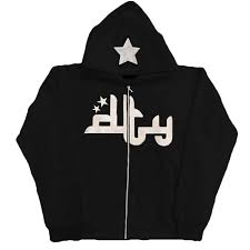 Star Printed Zip Up Hoodies - The Humanitarians & Robotarians LLC.