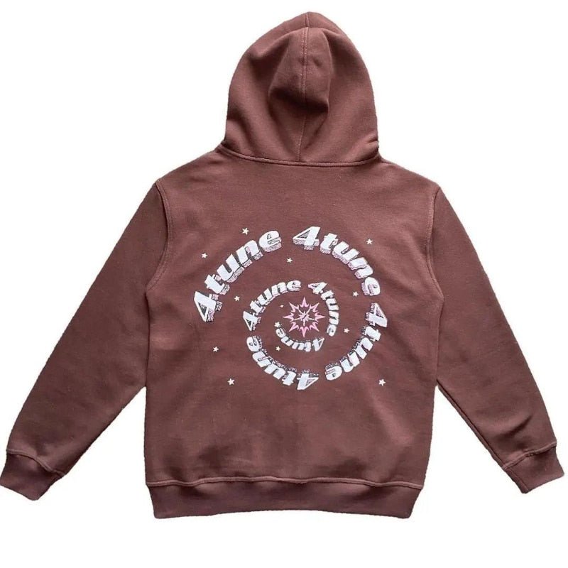 Star Printed Zip Up Hoodies - The Humanitarians & Robotarians LLC.