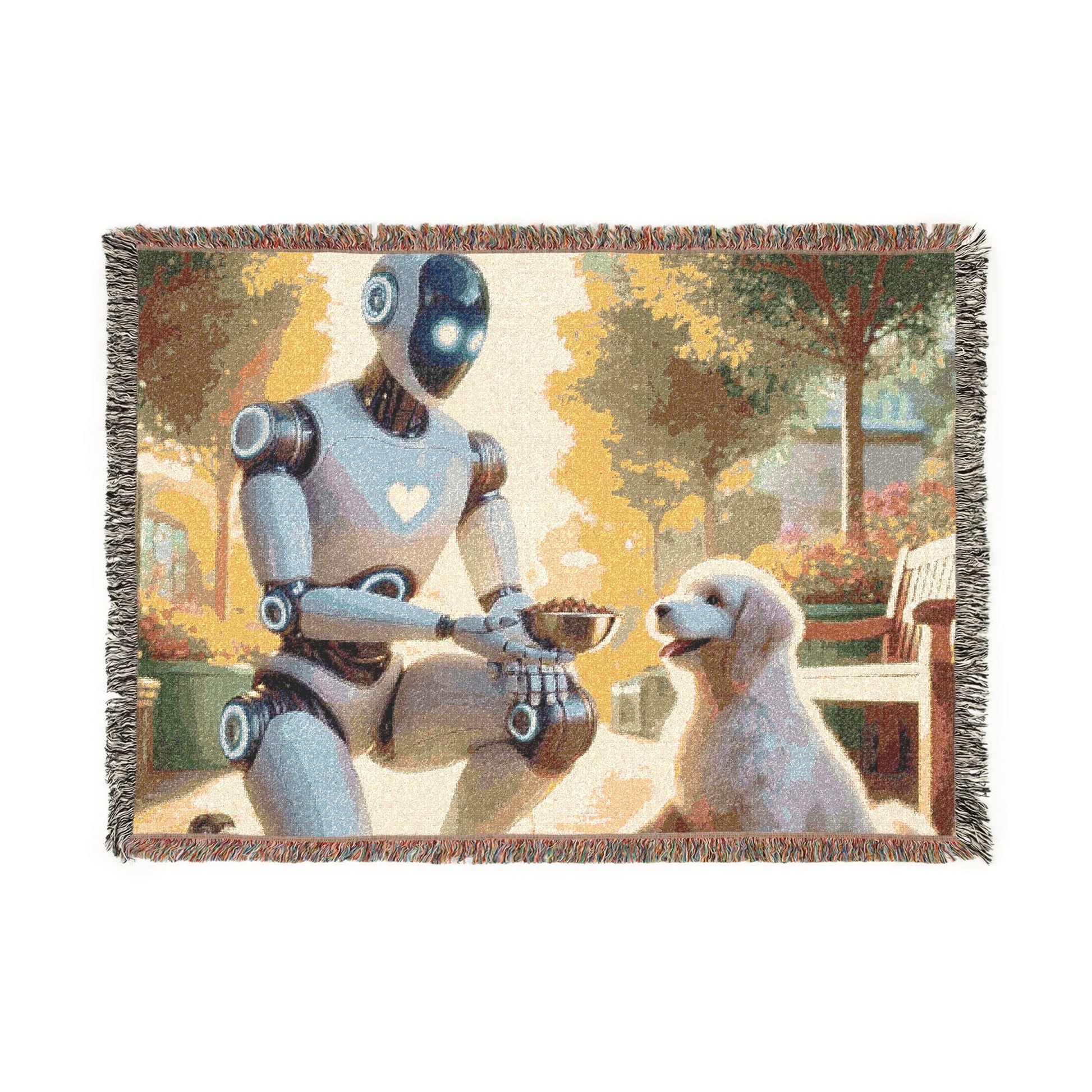 Woven Blanket - The Humanitarians & Robotarians LLC.