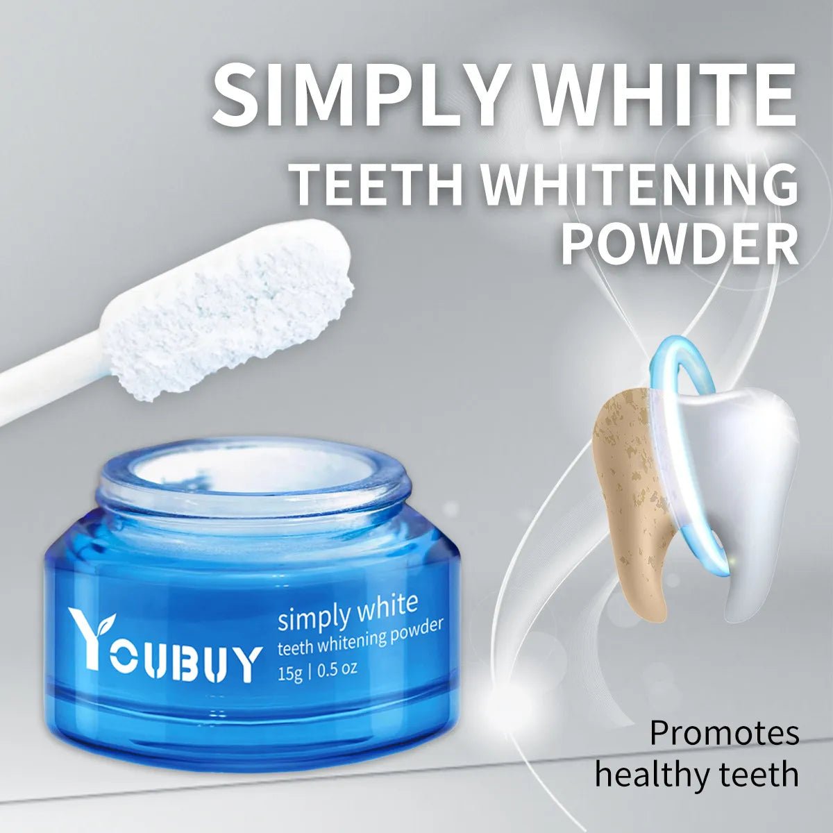 YOUBUY Teeth Whitening Brightening Powder - The Humanitarians & Robotarians LLC.